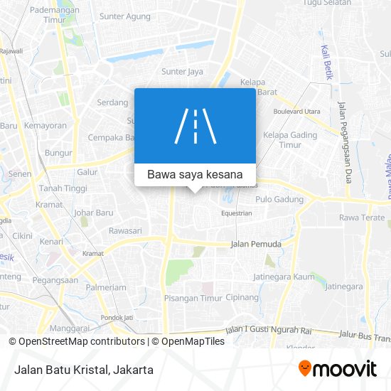 Peta Jalan Batu Kristal