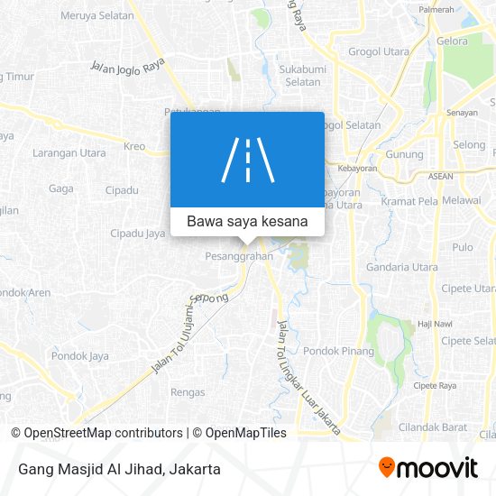Peta Gang Masjid Al Jihad