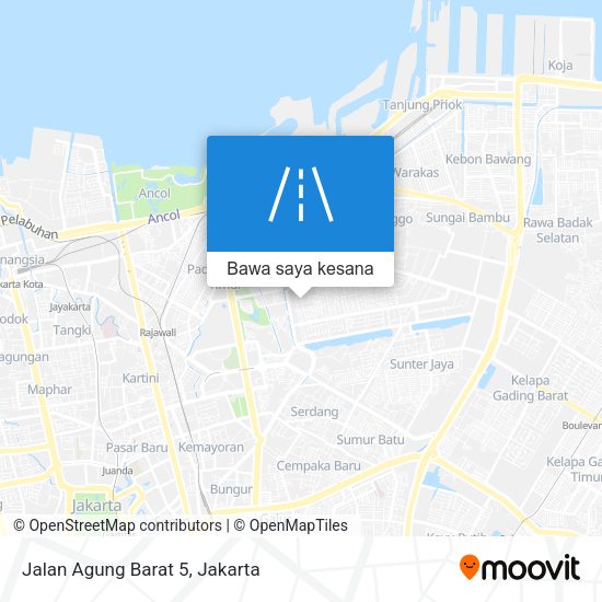 Peta Jalan Agung Barat 5