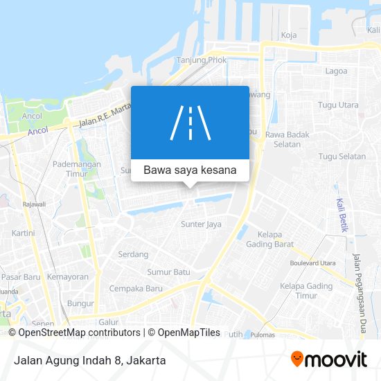 Peta Jalan Agung Indah 8