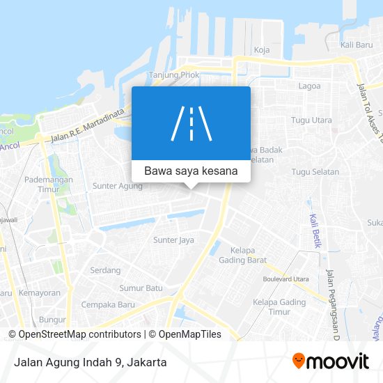 Peta Jalan Agung Indah 9