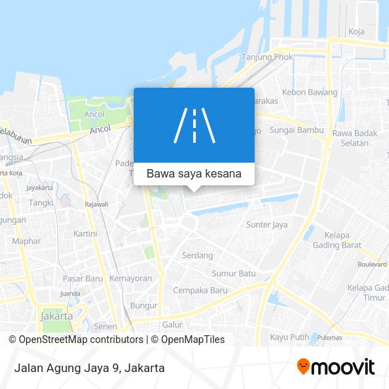 Peta Jalan Agung Jaya 9