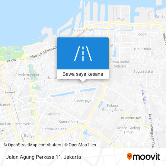 Peta Jalan Agung Perkasa 11