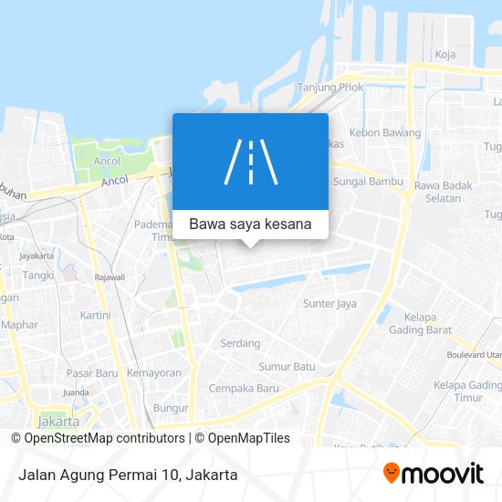 Peta Jalan Agung Permai 10