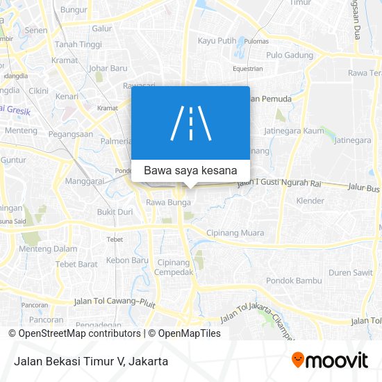 Peta Jalan Bekasi Timur V