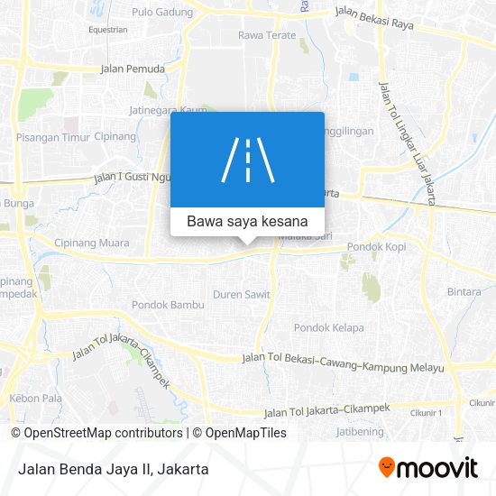 Peta Jalan Benda Jaya II