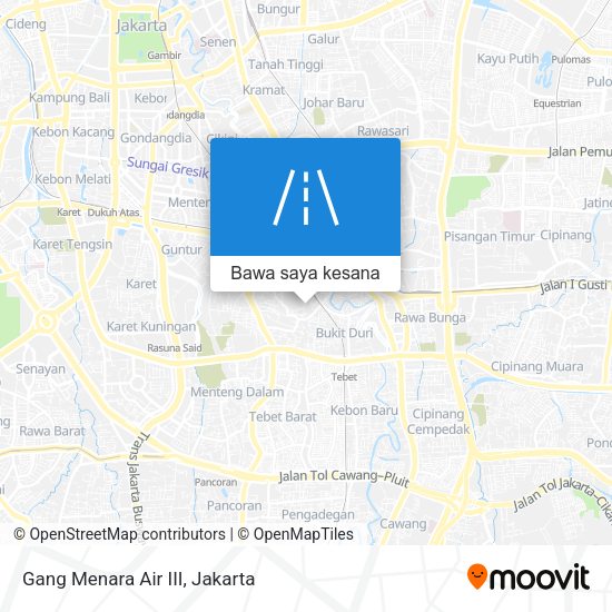 Peta Gang Menara Air III
