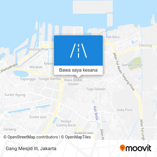Peta Gang Mesjid III
