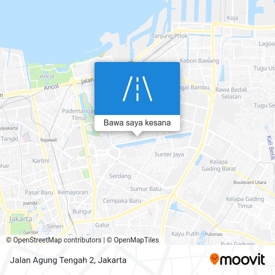 Peta Jalan Agung Tengah 2