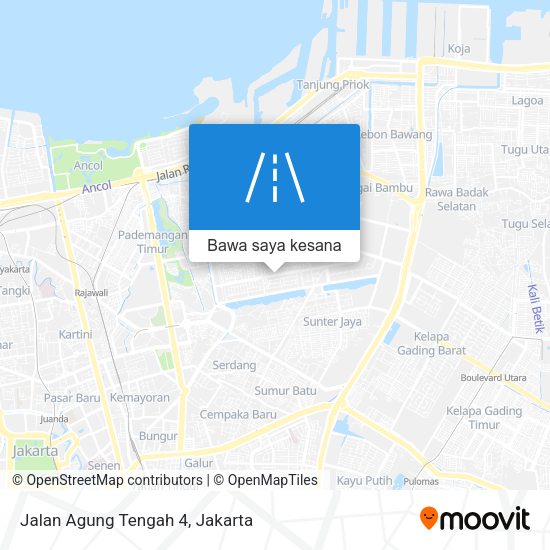 Peta Jalan Agung Tengah 4