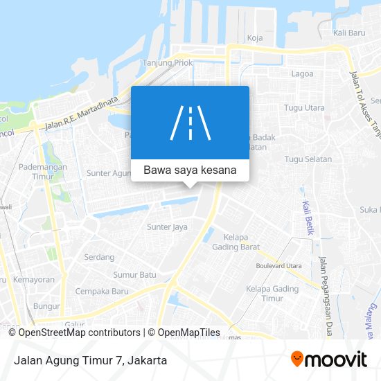 Peta Jalan Agung Timur 7