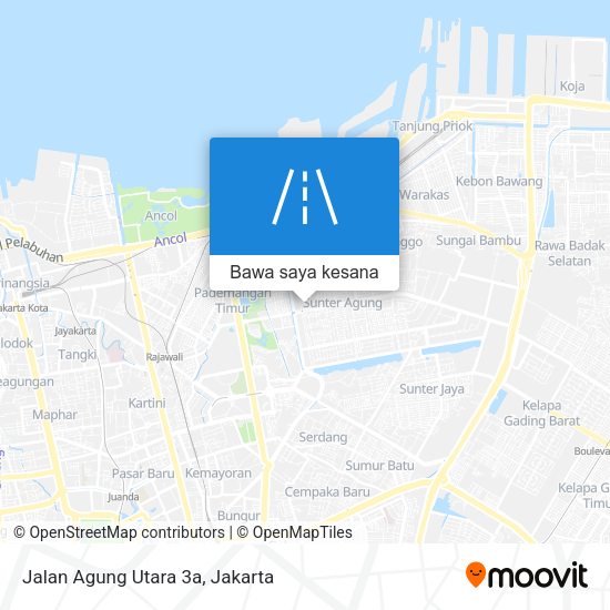 Peta Jalan Agung Utara 3a