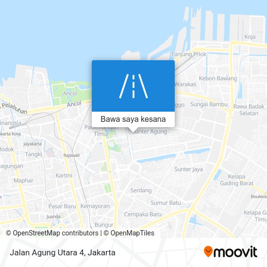 Peta Jalan Agung Utara 4