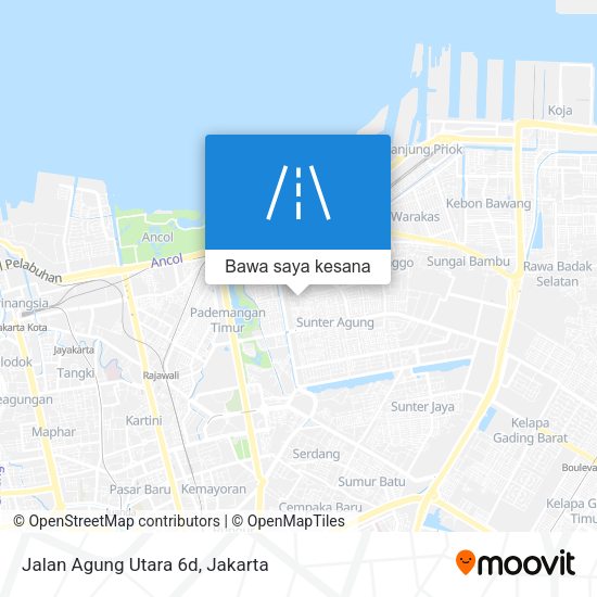 Peta Jalan Agung Utara 6d