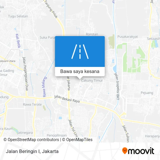 Peta Jalan Beringin I