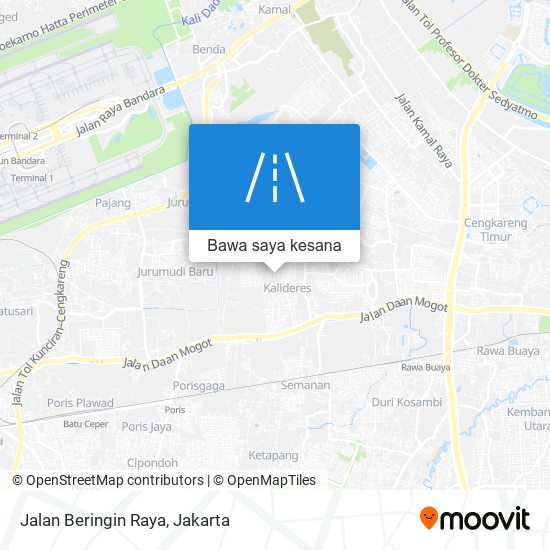 Peta Jalan Beringin Raya