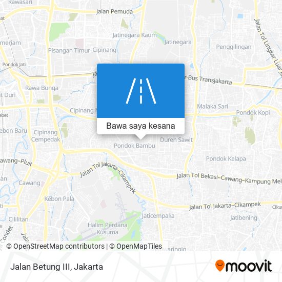 Peta Jalan Betung III