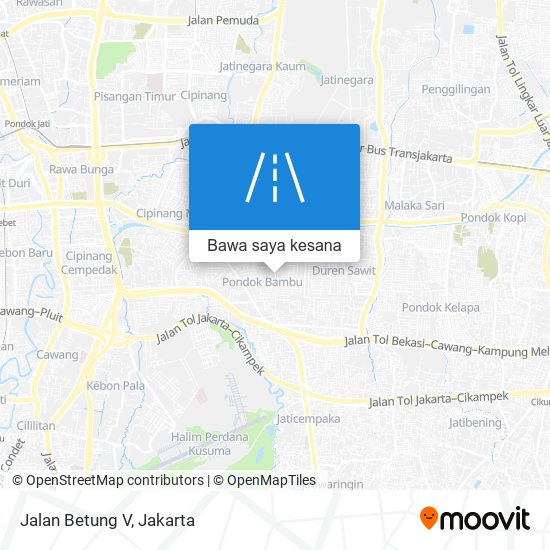 Peta Jalan Betung V