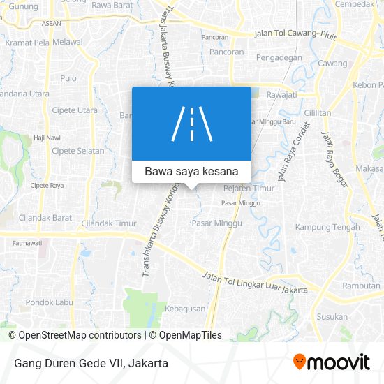 Peta Gang Duren Gede VII
