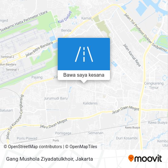 Peta Gang Mushola Ziyadatulkhoir