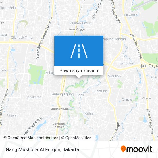 Peta Gang Musholla Al Furqon
