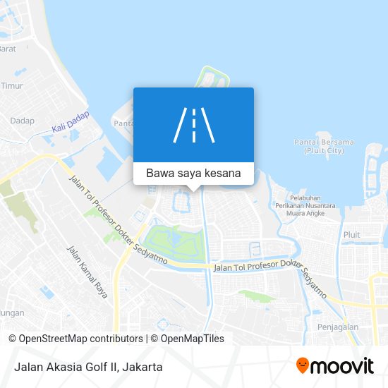 Peta Jalan Akasia Golf II