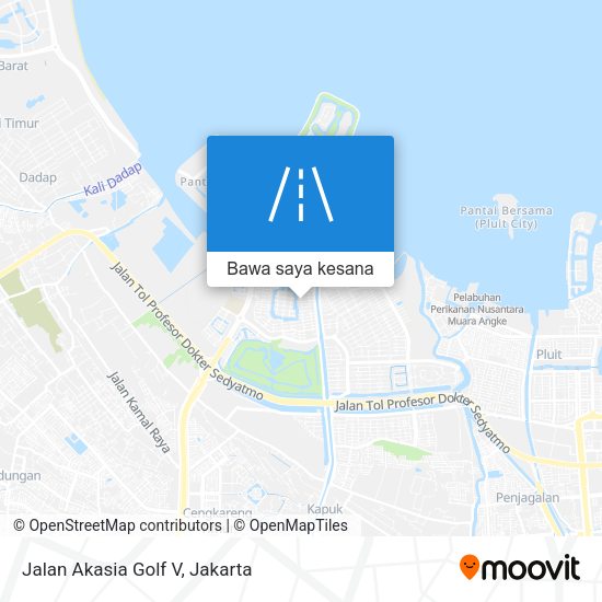 Peta Jalan Akasia Golf V