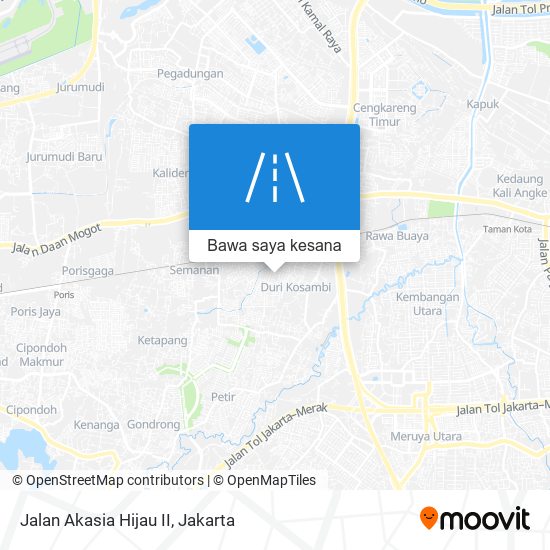 Peta Jalan Akasia Hijau II