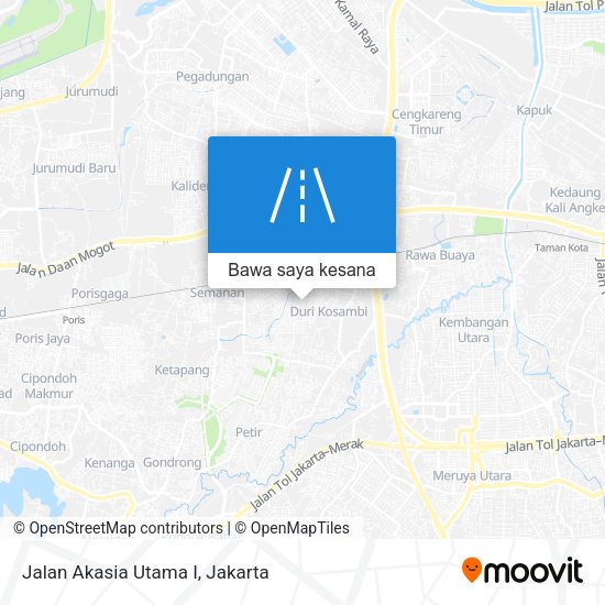 Peta Jalan Akasia Utama I