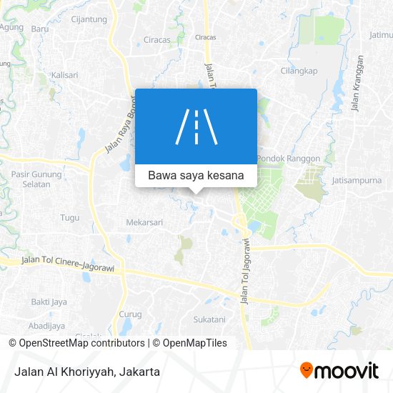 Peta Jalan Al Khoriyyah