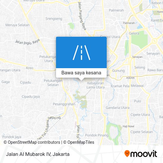 Peta Jalan Al Mubarok IV