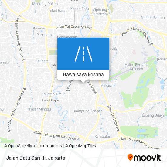 Peta Jalan Batu Sari III