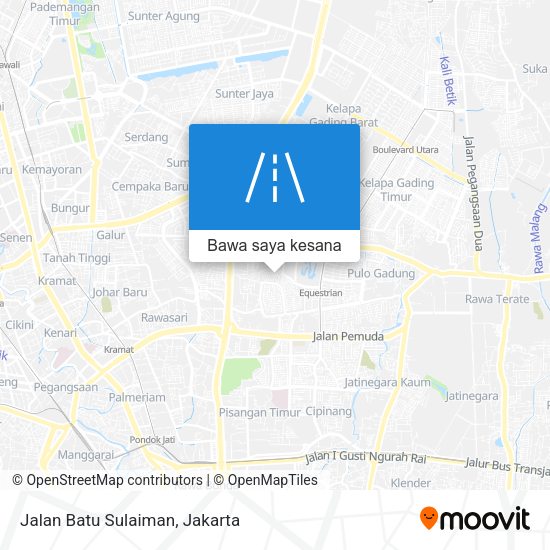Peta Jalan Batu Sulaiman