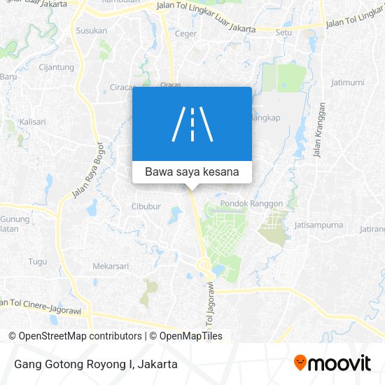 Peta Gang Gotong Royong I