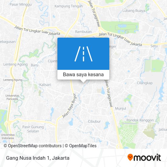 Peta Gang Nusa Indah 1