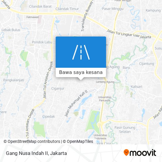 Peta Gang Nusa Indah II