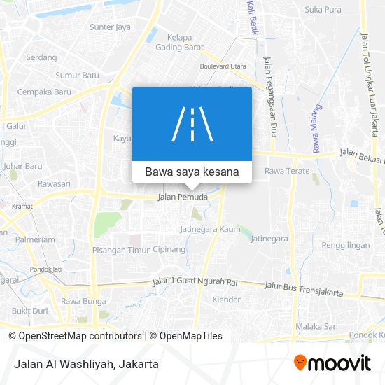 Peta Jalan Al Washliyah