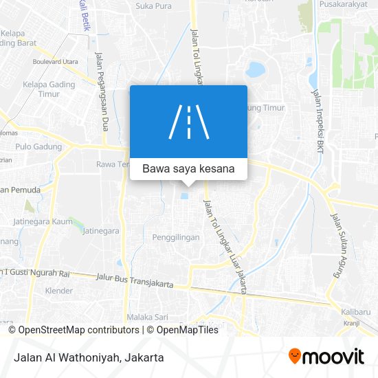 Peta Jalan Al Wathoniyah