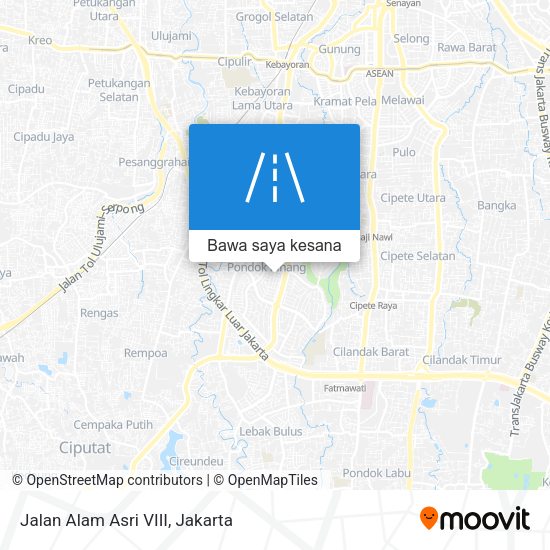 Peta Jalan Alam Asri VIII