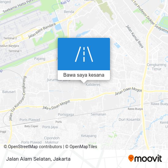 Peta Jalan Alam Selatan