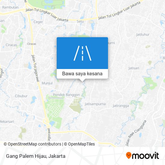 Peta Gang Palem Hijau