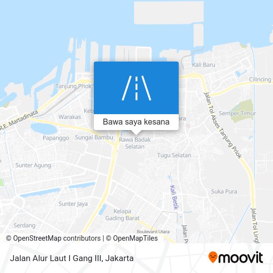 Peta Jalan Alur Laut I Gang III