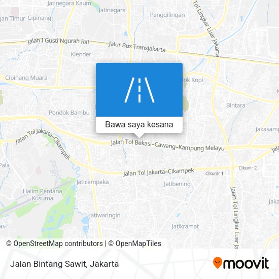 Peta Jalan Bintang Sawit