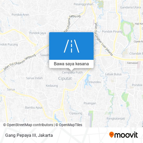 Peta Gang Pepaya III