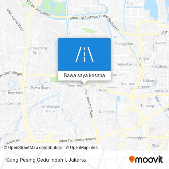 Peta Gang Pesing Gedu Indah I
