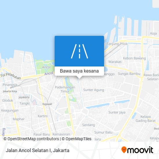 Peta Jalan Ancol Selatan I