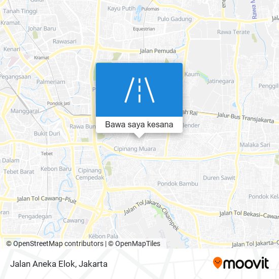 Peta Jalan Aneka Elok