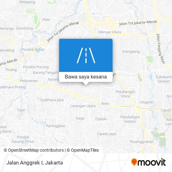 Peta Jalan Anggrek I