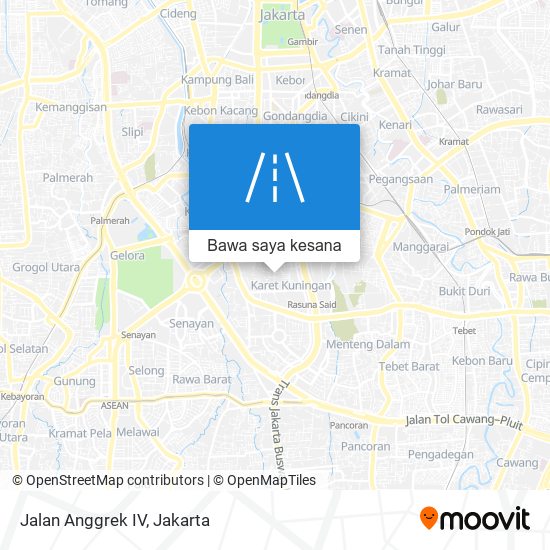 Peta Jalan Anggrek IV