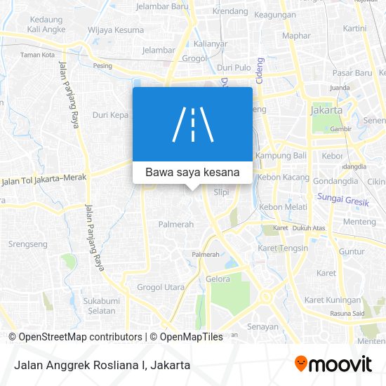 Peta Jalan Anggrek Rosliana I
